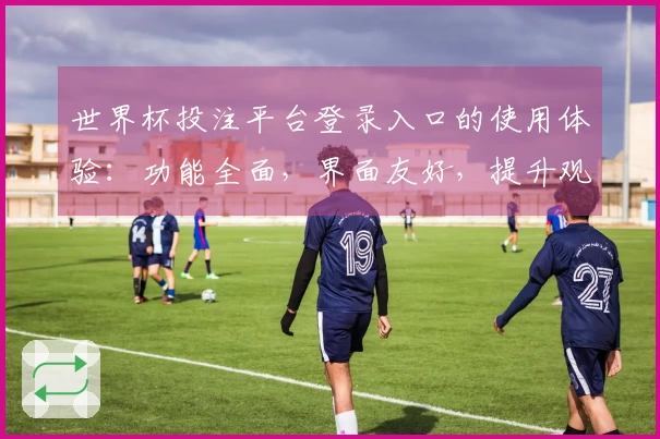 世界杯投注平台登录入口的使用体验：功能全面，界面友好，提升观看乐趣